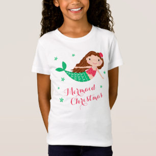 T-Shirt Fête de Noël de Sirène
