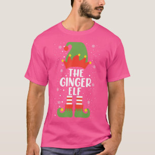 T-shirt Fête de Noël des elfes de gingembre qui correspond