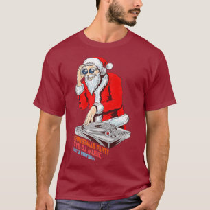 T-shirt fête de noël Disco Vintage les années 70 Dance Par
