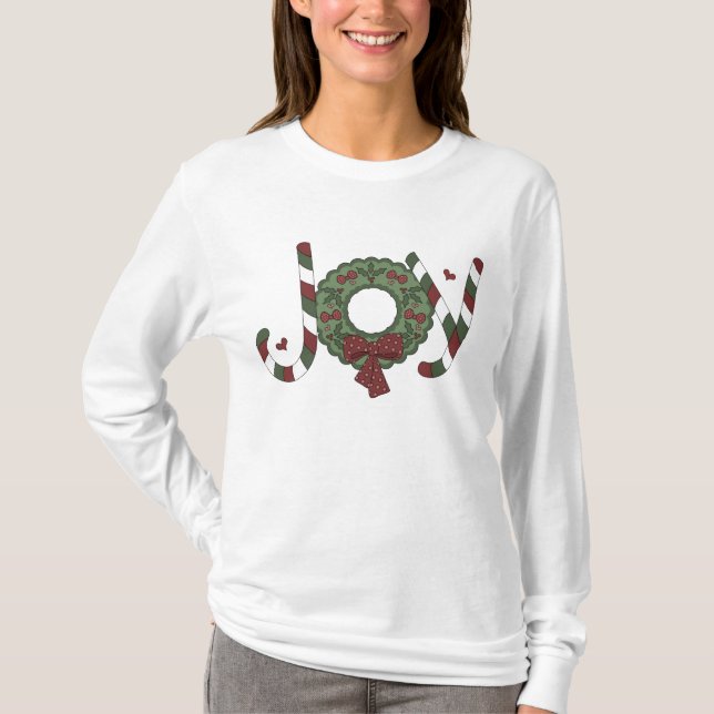 T-shirt Fête de Noël pour femmes Top (Devant)