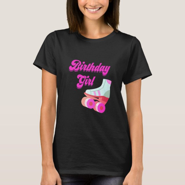 T-shirt Fête de patinage de Roller (Devant)