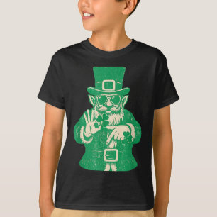 T-shirt Fête de Patrick, Leprechauns Drôle 6 Cadeau Meme H