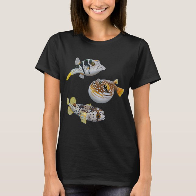 T-shirt Fête de poisson-globe (Devant)