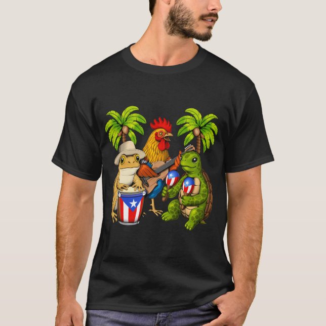 T-shirt Fête de Porto Rico (Devant)