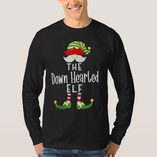 T-shirt Fête de pyjama de Noël du groupe Elf au fond du co (Devant)