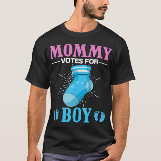 T-shirt Fête de révélation de genre Futur Maman Équipe Gar