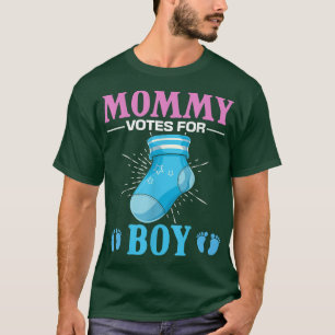 T-shirt Fête de révélation de genre Futur Maman Équipe Gar