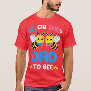 T-shirt Fête De Révélation De Sexe Qu'Il Ou Elle Papa Atte