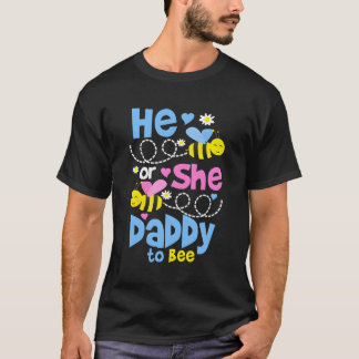 T-shirt Fête De Révélation De Sexe Qu'Il Ou Elle Papa Soit