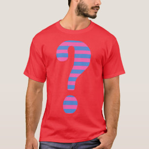 T-shirt Fête de révélation du sexe de bébé Point d'interro