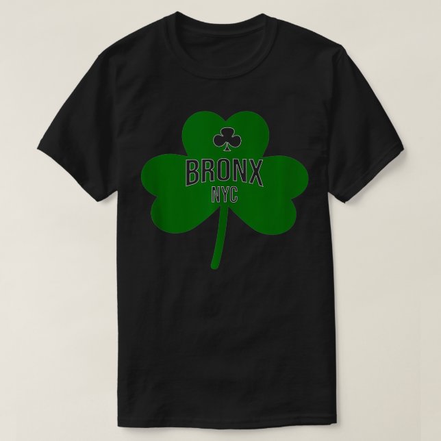 T-shirt Fête de Saint-Patricks du Bronx NYC (Design devant)