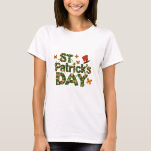 T-shirt Fête de Saint-Patricks Funny floral Festive 2024