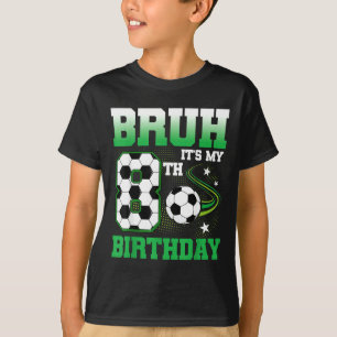 T-shirt Fête de soccer pour garçon de 8 ans pour son 8e an
