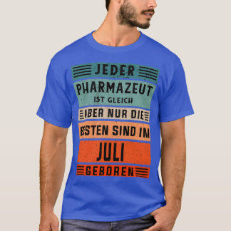 T-shirt Fête de technicien de laboratoire pharmacie née en