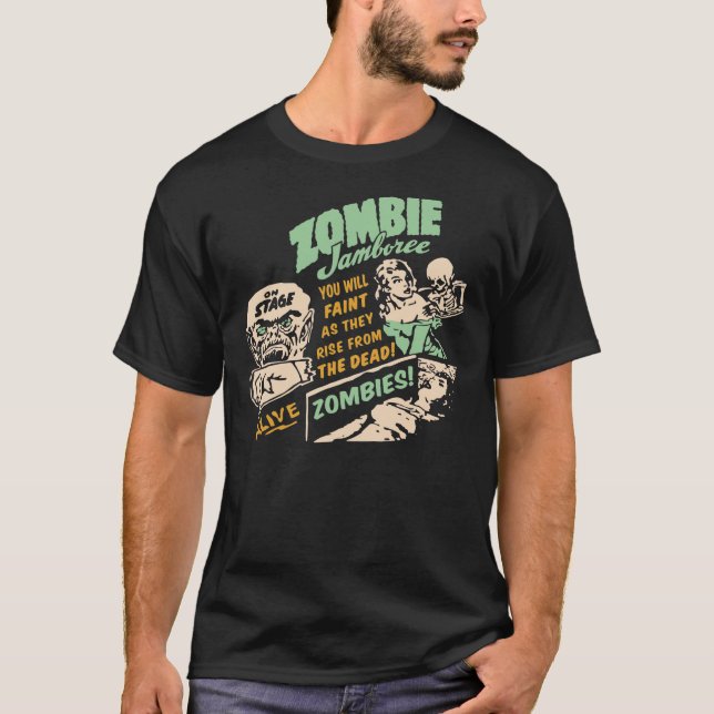T-shirt Fête de zombi - vous VOUS ÉVANOUIREZ ! (Devant)