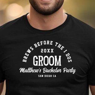 T-shirt Fête d'enterrement de vie de garçon drôle avant le