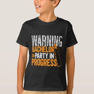 T-shirt Fête d'enterrement de vie de garçon en cours Groom