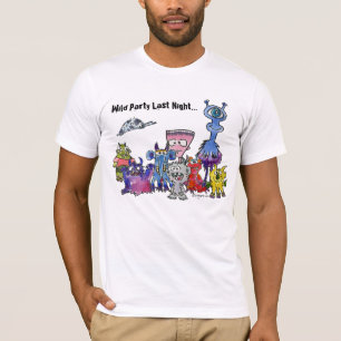 T-shirt Fête Dernière Monstres de nuit Sauvage T Chemise