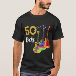 T-shirt Fête des 50 ans de 50 Rocks Guitar