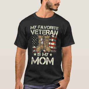 T-shirt Fête des anciens combattants Mon vétéran favori es