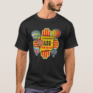 T-shirt Fête des ballons à air chaud Albuquerque Nouveau M