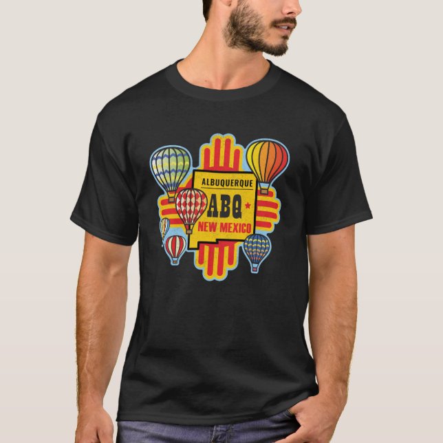 T-shirt Fête des ballons à air chaud Albuquerque Nouveau M (Devant)