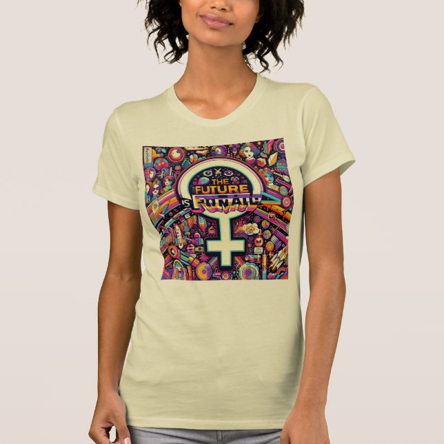 T-shirt Fête des femmes mince (Devant)