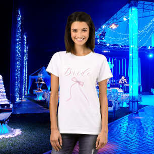 T-shirt Fête des mariées arc rose