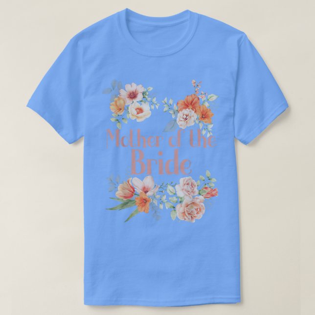 T-shirt Fête des mariées Fleur Bachelorette Fête Mère de (Design devant)