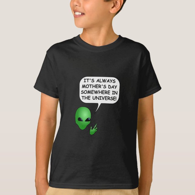 T-shirt Fête des mères Aliens (Devant)