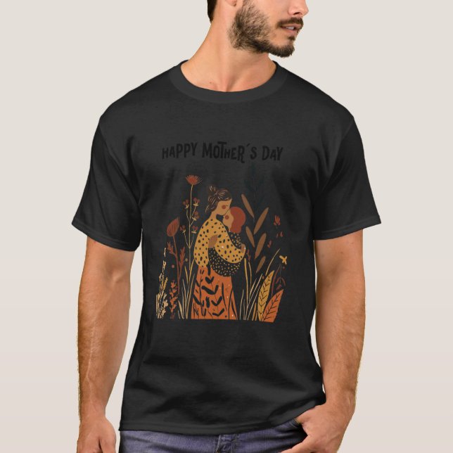 T-shirt Fête des Mères Art Populaire (Devant)