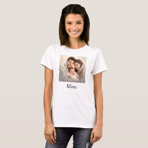 T-shirt Fête des mères Bonne famille Maman Personnalisée N