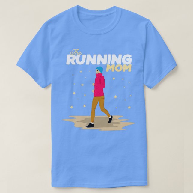 T-shirt Fête des mères cadeau La mère en cours (Design devant)