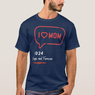 T-shirt Fête des mères chemise fille