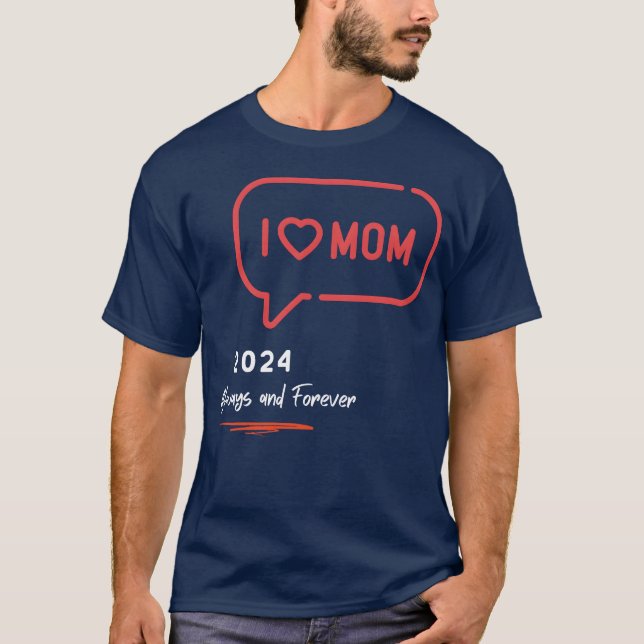 T-shirt Fête des mères chemise fille (Devant)