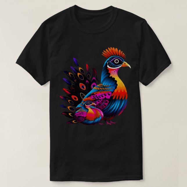 T-shirt Fête des mères de faisans (Design devant)