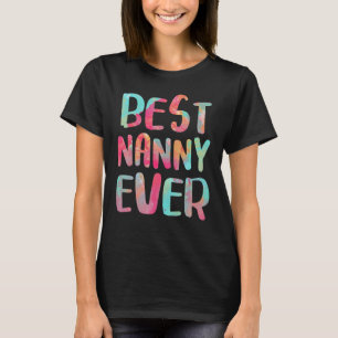 T-shirt Fête des mères de la meilleure nounou
