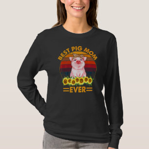 T-shirt Fête des mères de porc Meilleur cochon Maman Jour