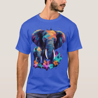 T-shirt Fête des mères éléphantes