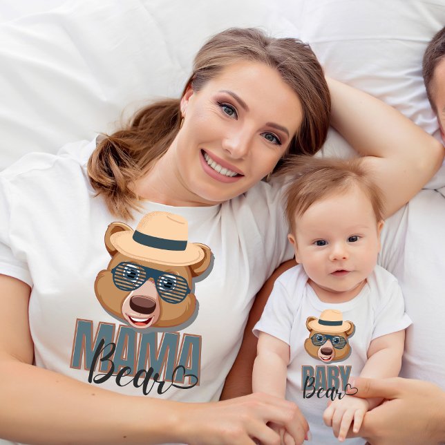 T-shirt Fête des mères Femmes nouveau maman et bébé jumela (Créateur téléchargé)