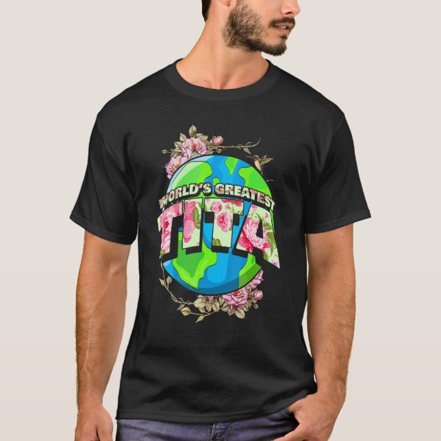 T-shirt Fête des Mères Grandma espagnole Tia La plus grand (Devant)