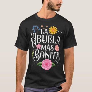 T-shirt Fête des mères Grandma La Abuela Ms Bonita Hispani