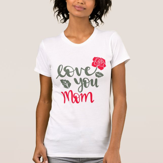 T-shirt fête des mères heureuses 2025 amour maman SHIRT (Devant)