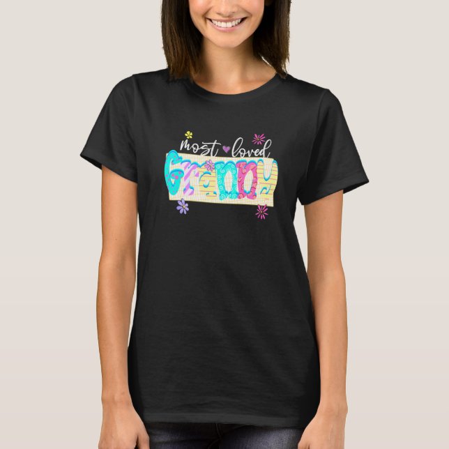 T-shirt Fête des mères les plus aimées (Devant)