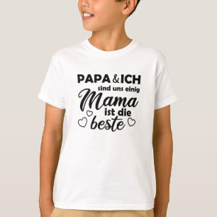 T-shirt Fête des mères maman est la meilleure mère