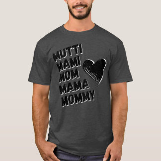 T-shirt Fête des mères maman maman maman maman maman maman