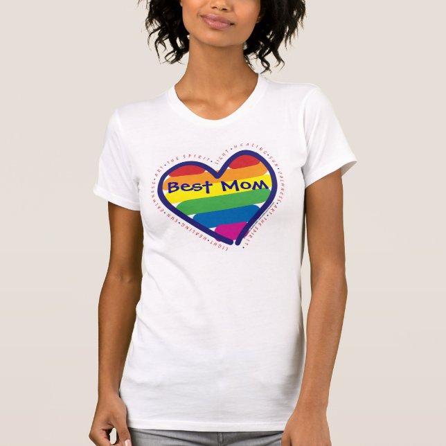 T-shirt Fête des mères Meilleure maman (Devant)