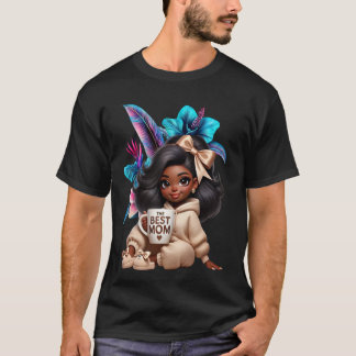 T-shirt Fête des mères Meilleure maman moderne cool incroy