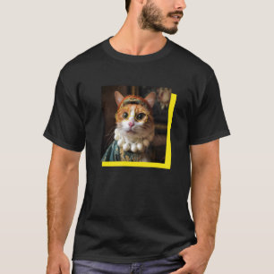 T-shirt Fête des mères royales avec Pourcentage de chat -