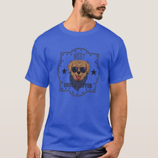 T-shirt Fête des mères Ts Vintage mignon Meilleur chien Ma
